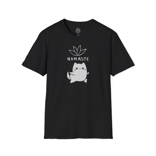Namaste Yoga Cat Unisex T-shirt