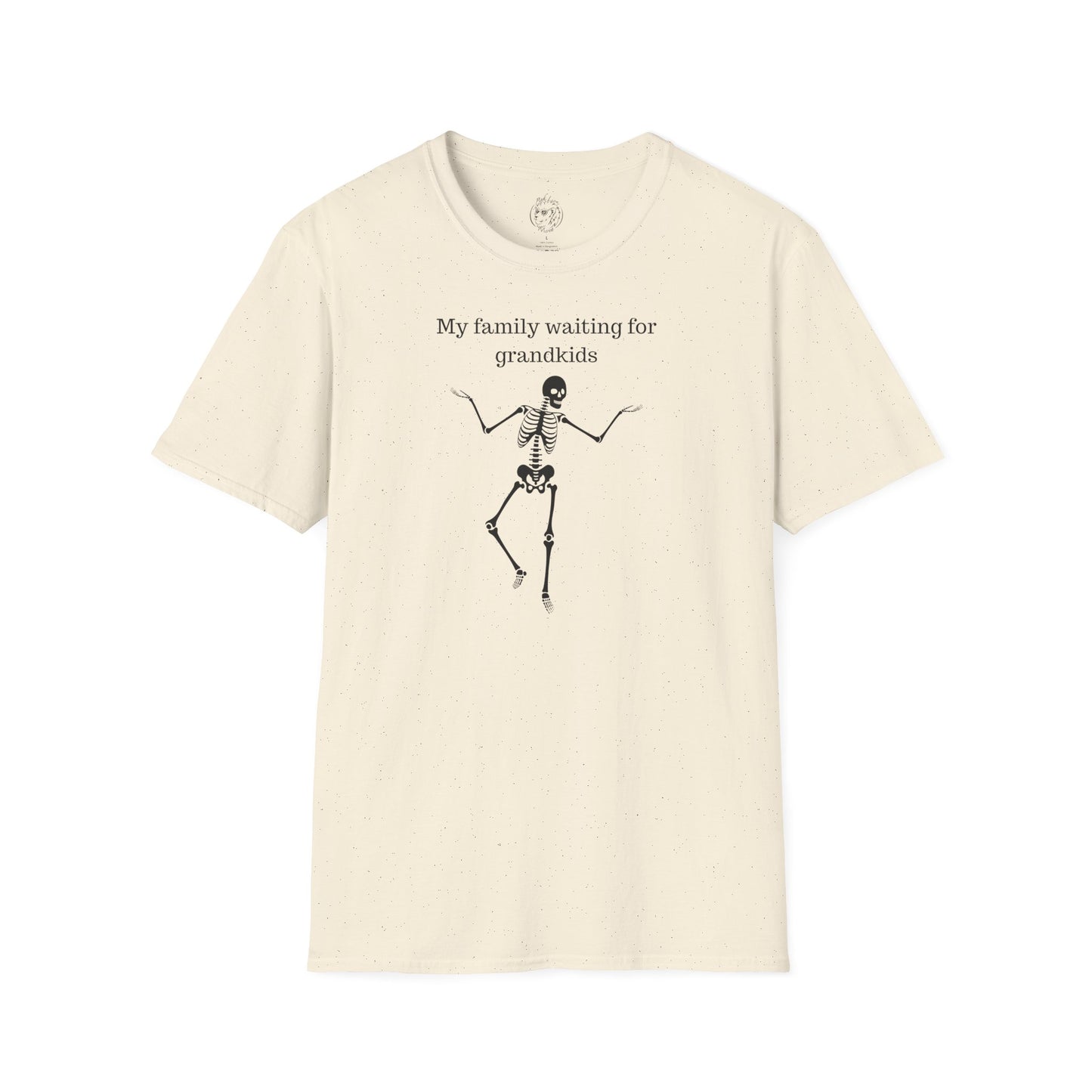 My Family Waiting For Grandkids Skeleton Unisex T-shirt