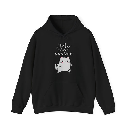 Namaste Yoga Cat Unisex Hoodie