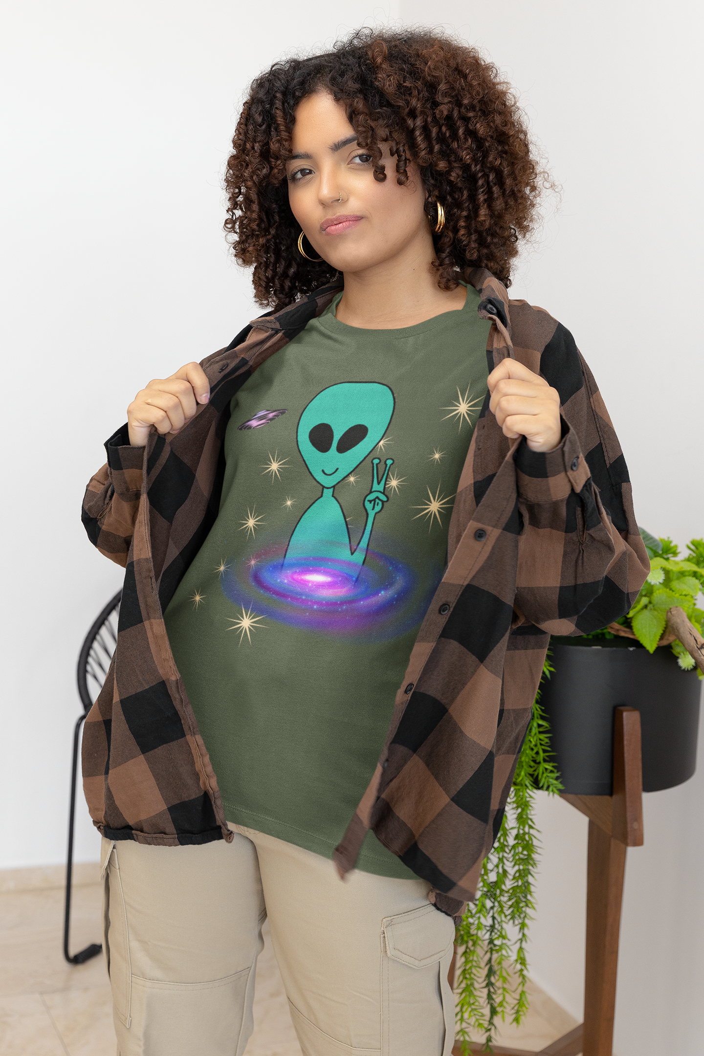 Alien Galaxy Unisex T-shirt