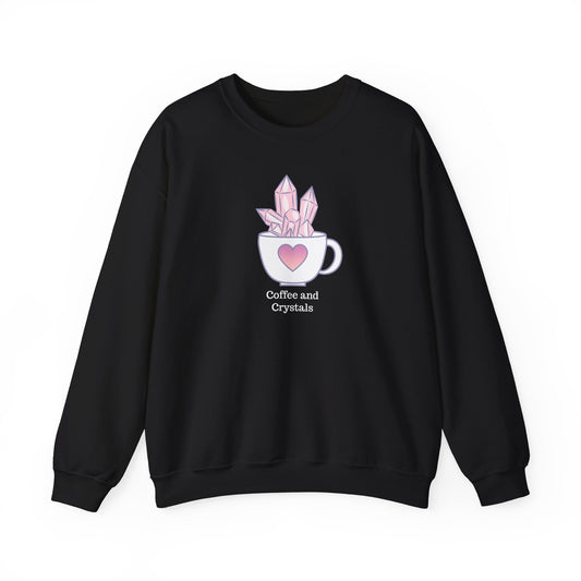 Coffee And Crystals Unisex Sweatshirt