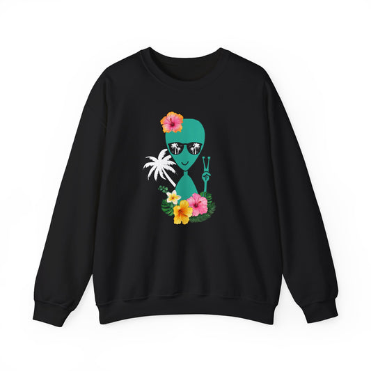 Tropical Alien Unisex Sweatshirt