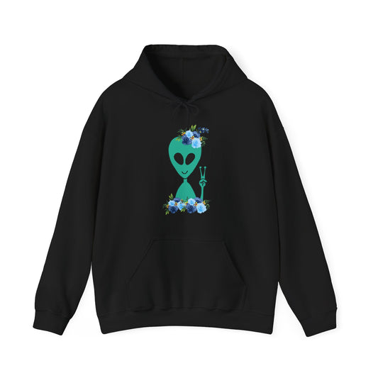 Flower Alien Unisex Hoodie