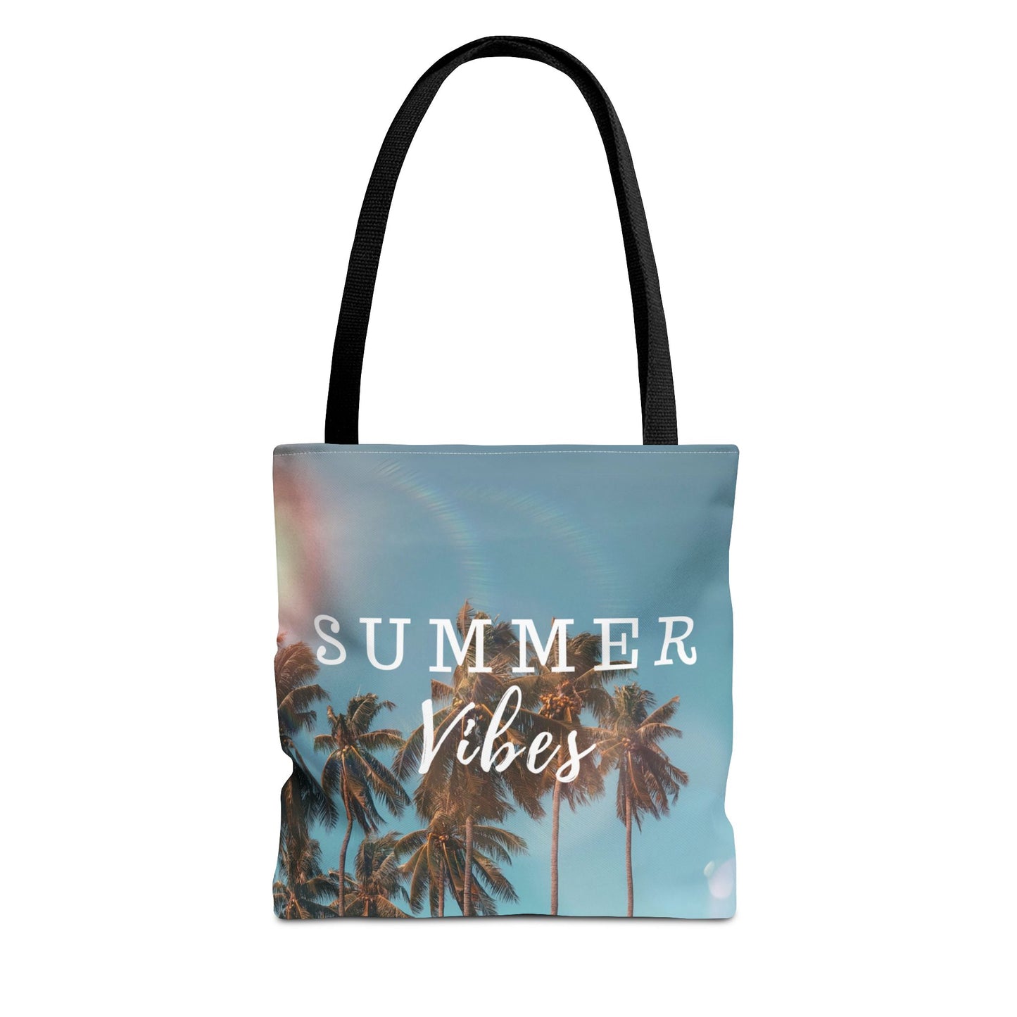 Summer Vibes All Over Print Tropical Tote Bag