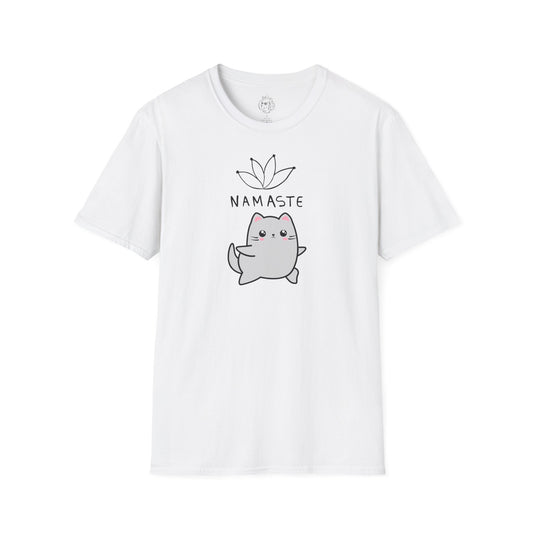Namaste Yoga Cat Unisex T-shirt
