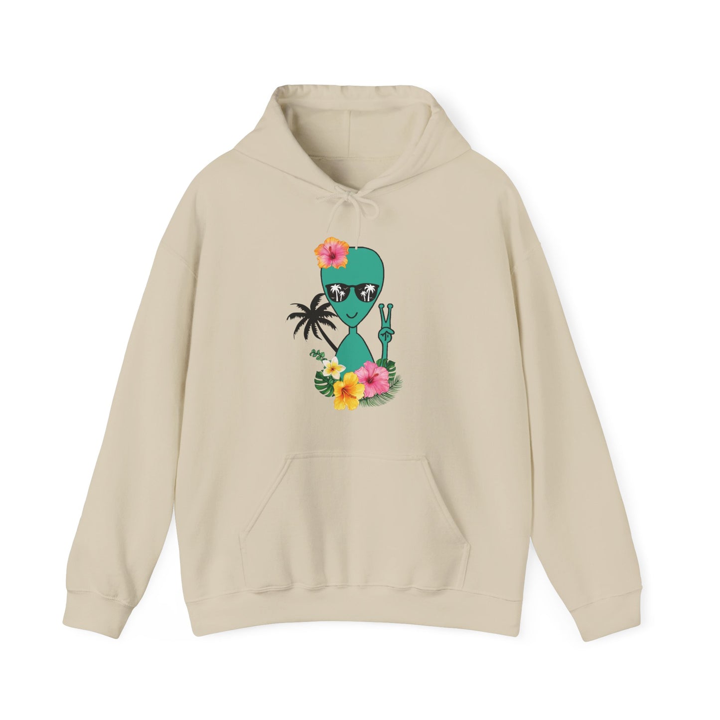 Tropical Alien Unisex Hoodie