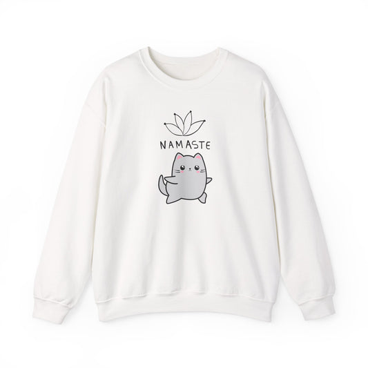 Namaste Yoga Cat Unisex Sweatshirt