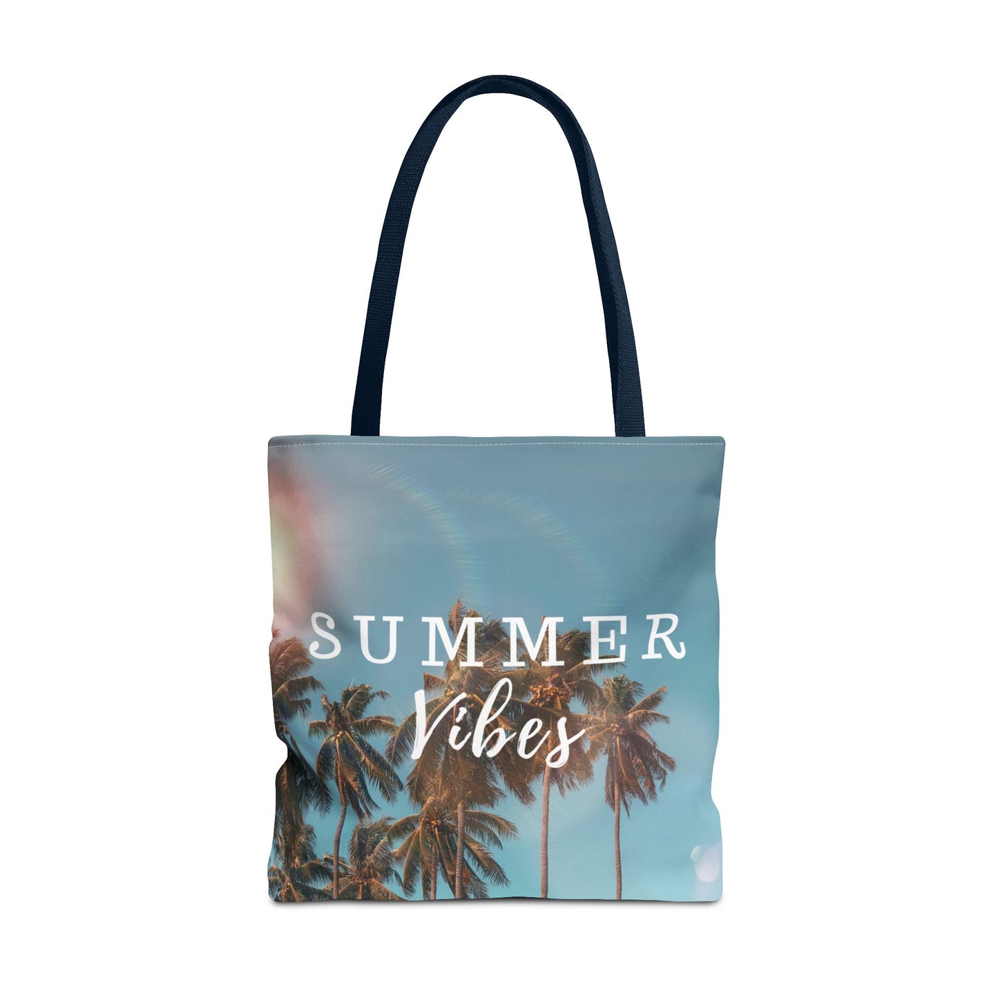 Summer Vibes All Over Print Tropical Tote Bag
