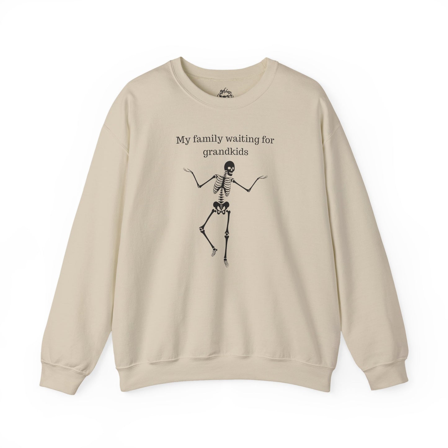 My Family Waiting For Grandkids Skeleton Unisex Sweatshirt