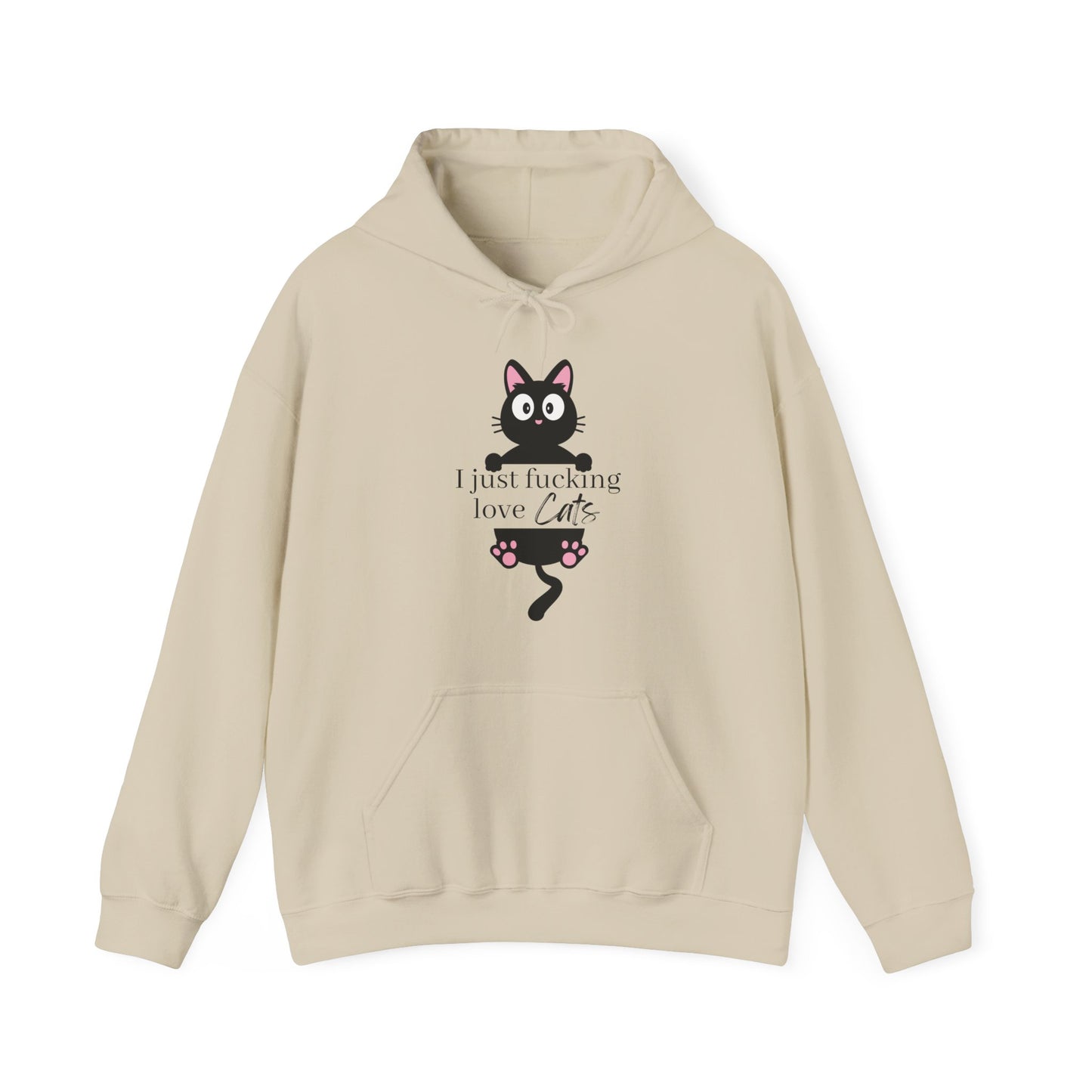 I Just Fucking Love Cats Unisex Hoodie
