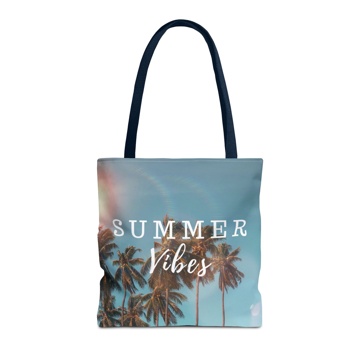 Summer Vibes All Over Print Tropical Tote Bag