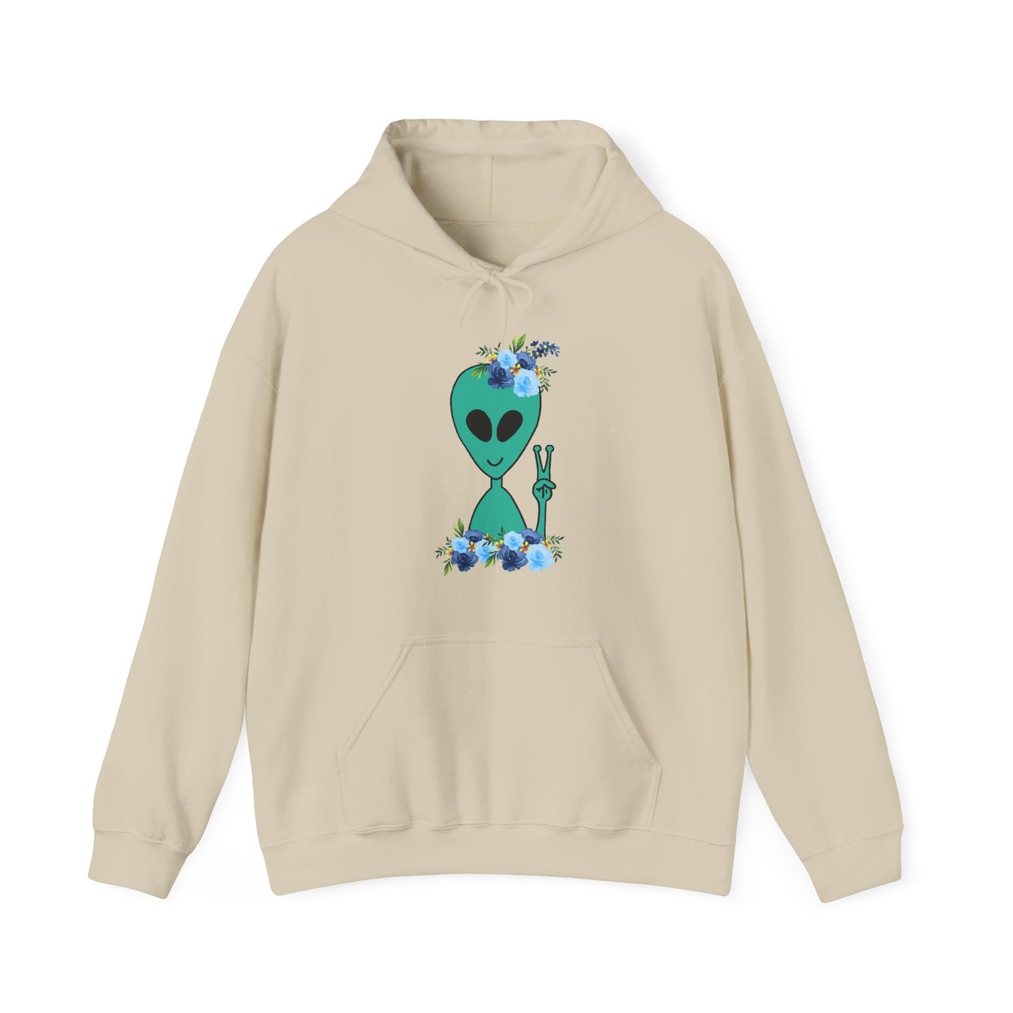 Flower Alien Unisex Hoodie